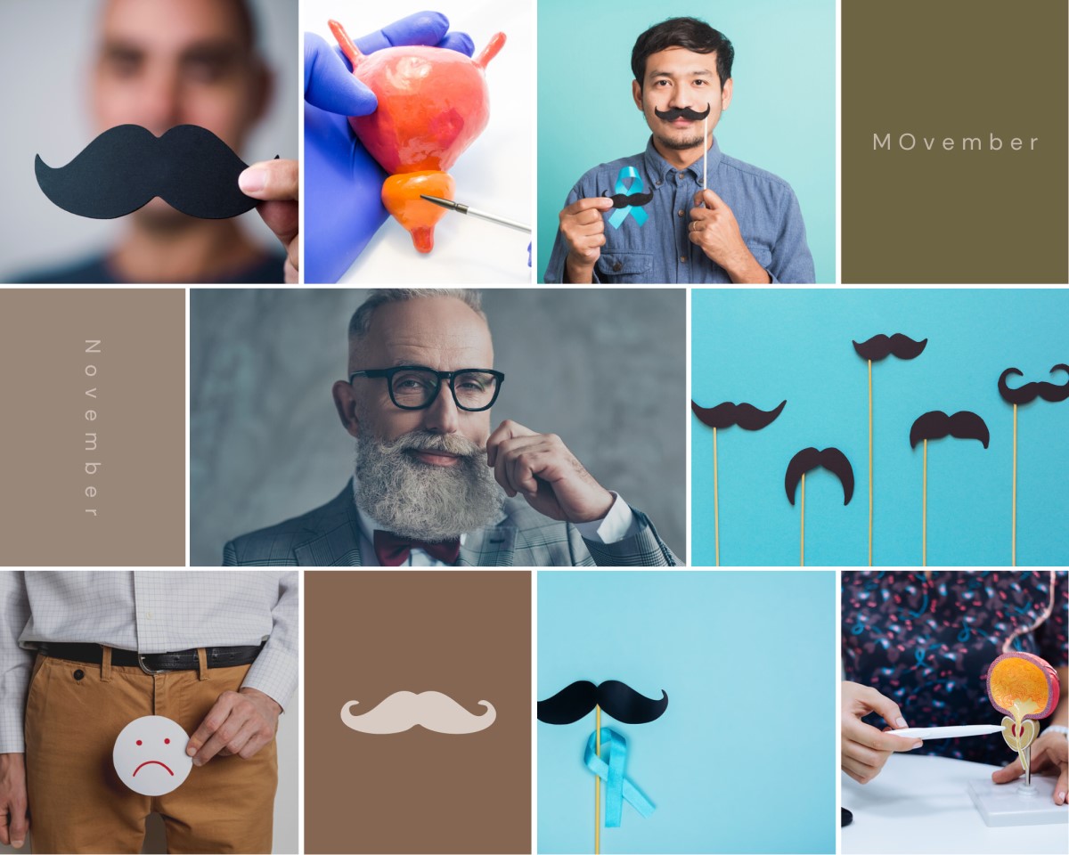 Movember - November, Bulan Kesadaran Kesehatan Pria dan perjuangan melawan kanker prostat, testis, kesehatan mental, dan bunuh diri.