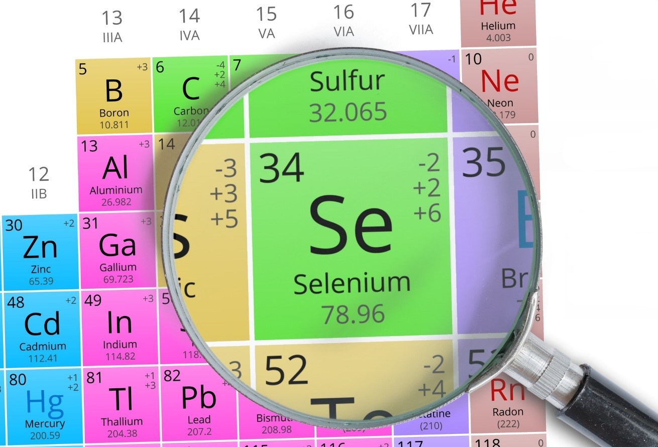 Selenium dalam tabel periodik unsur kimia