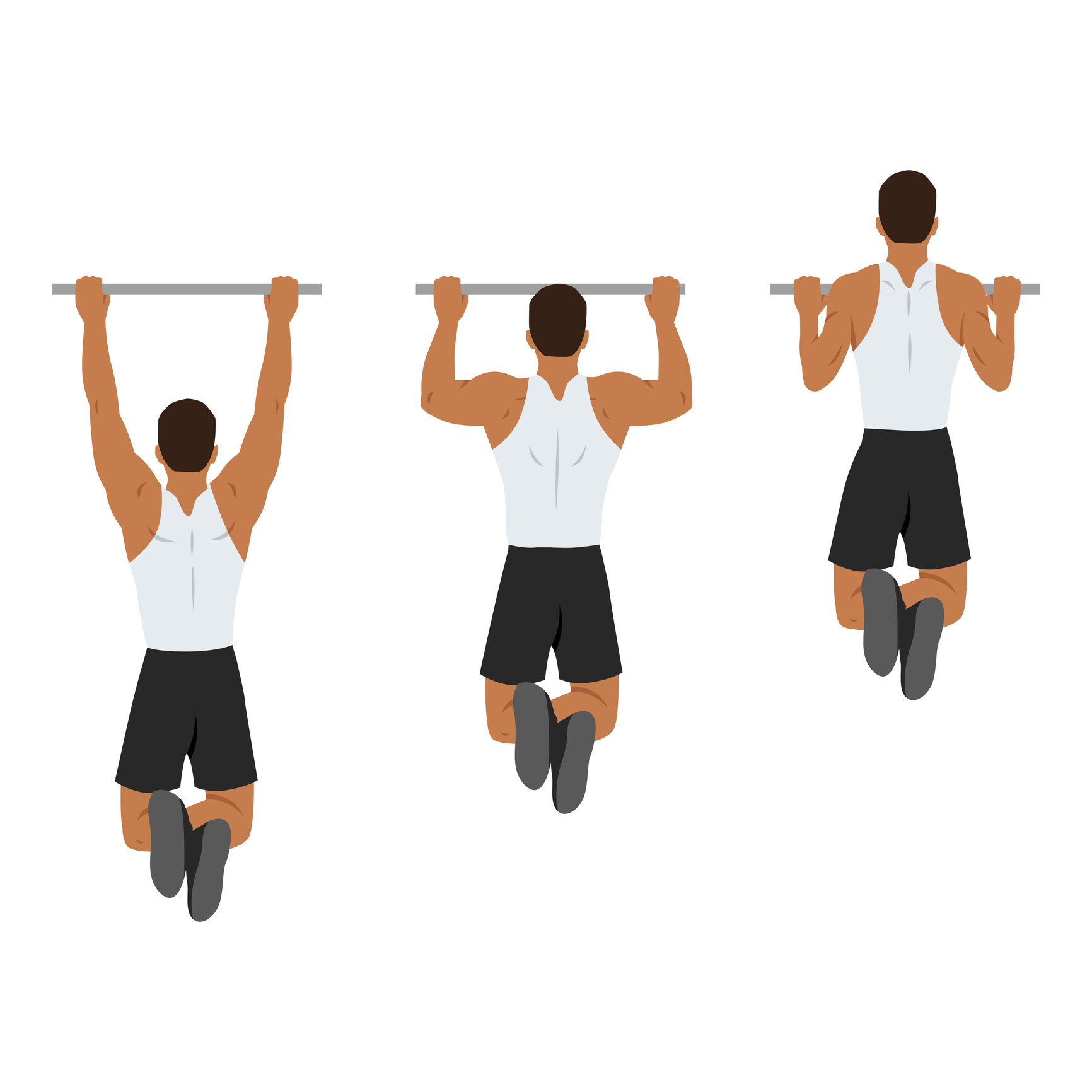 Trapeze shrugs sebenarnya adalah latihan dengan menggunakan berat badan Anda sendiri.